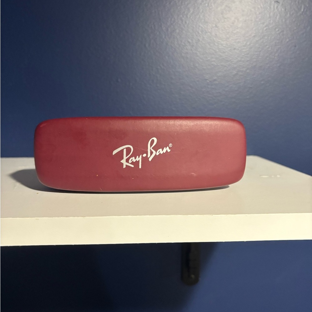 Ray-Ban Burgundy Glasses Case